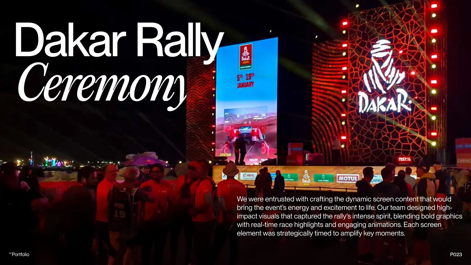 Dakar Rally Ceremony