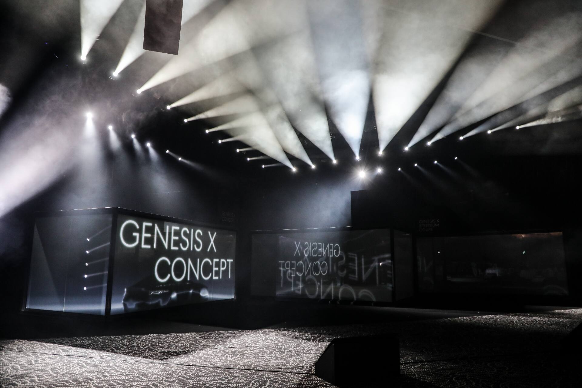 Genesis X Concept projection mapping showcase